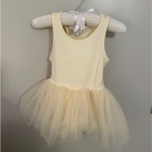 Yellow toddler girl tutu